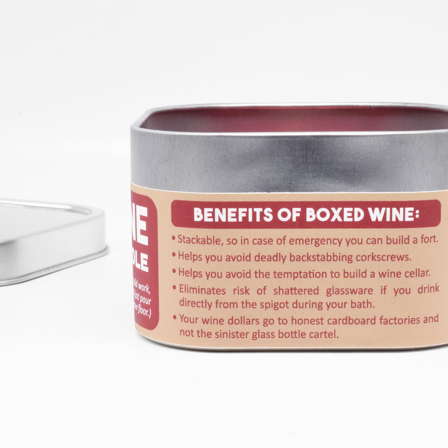 Boxed Wine-Scented Candle