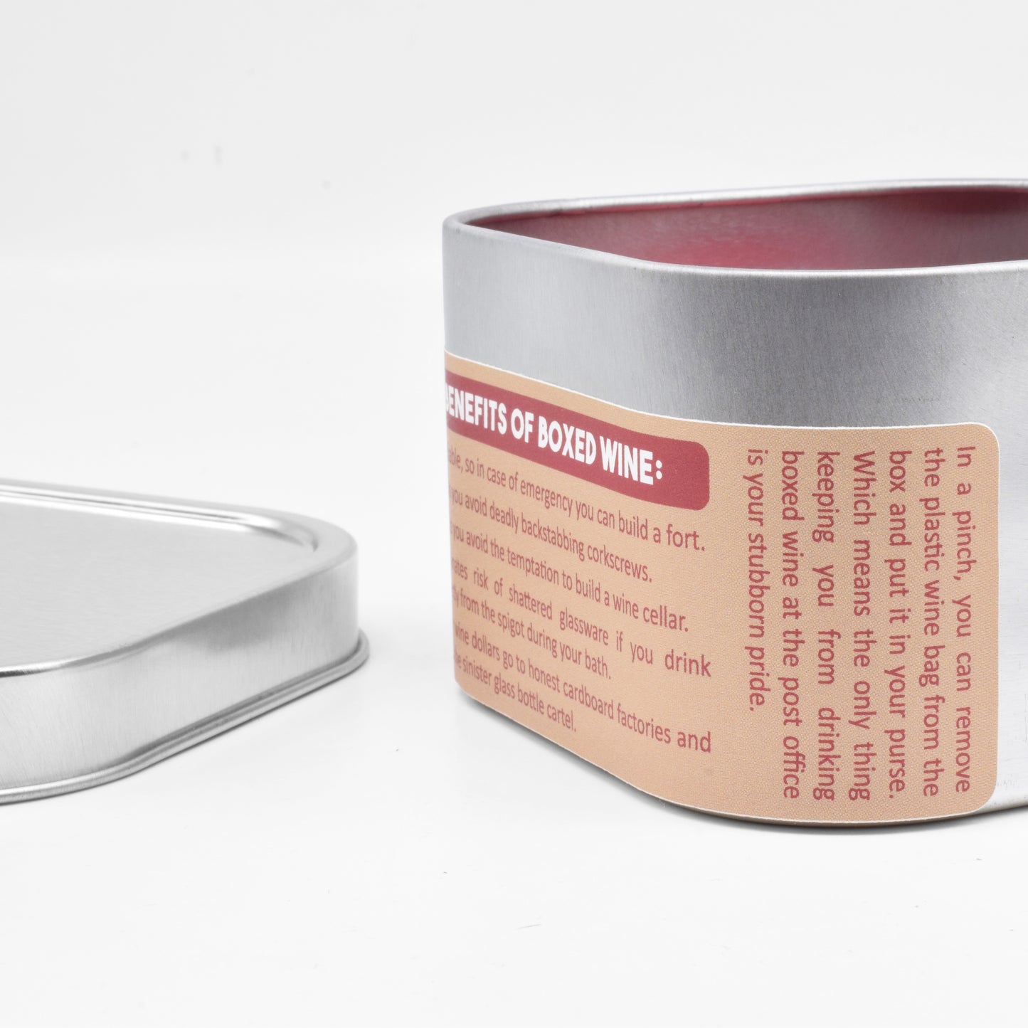 Boxed Wine-Scented Candle