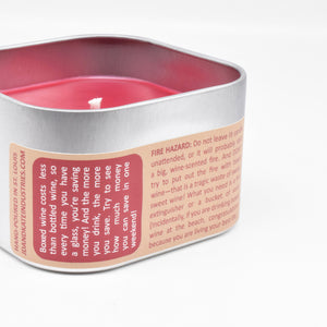 Boxed Wine-Scented Candle