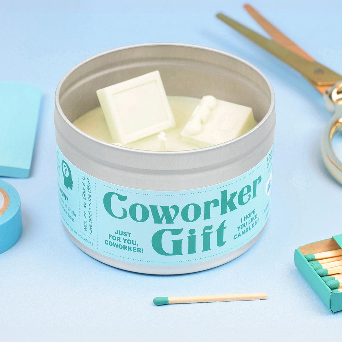 The Coworker Gift candle is the perfect present for your work bestie, or for office Secret Santa or White Elephant gift exchanges.