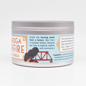 Cuyahoga River Fire-Scented Candle