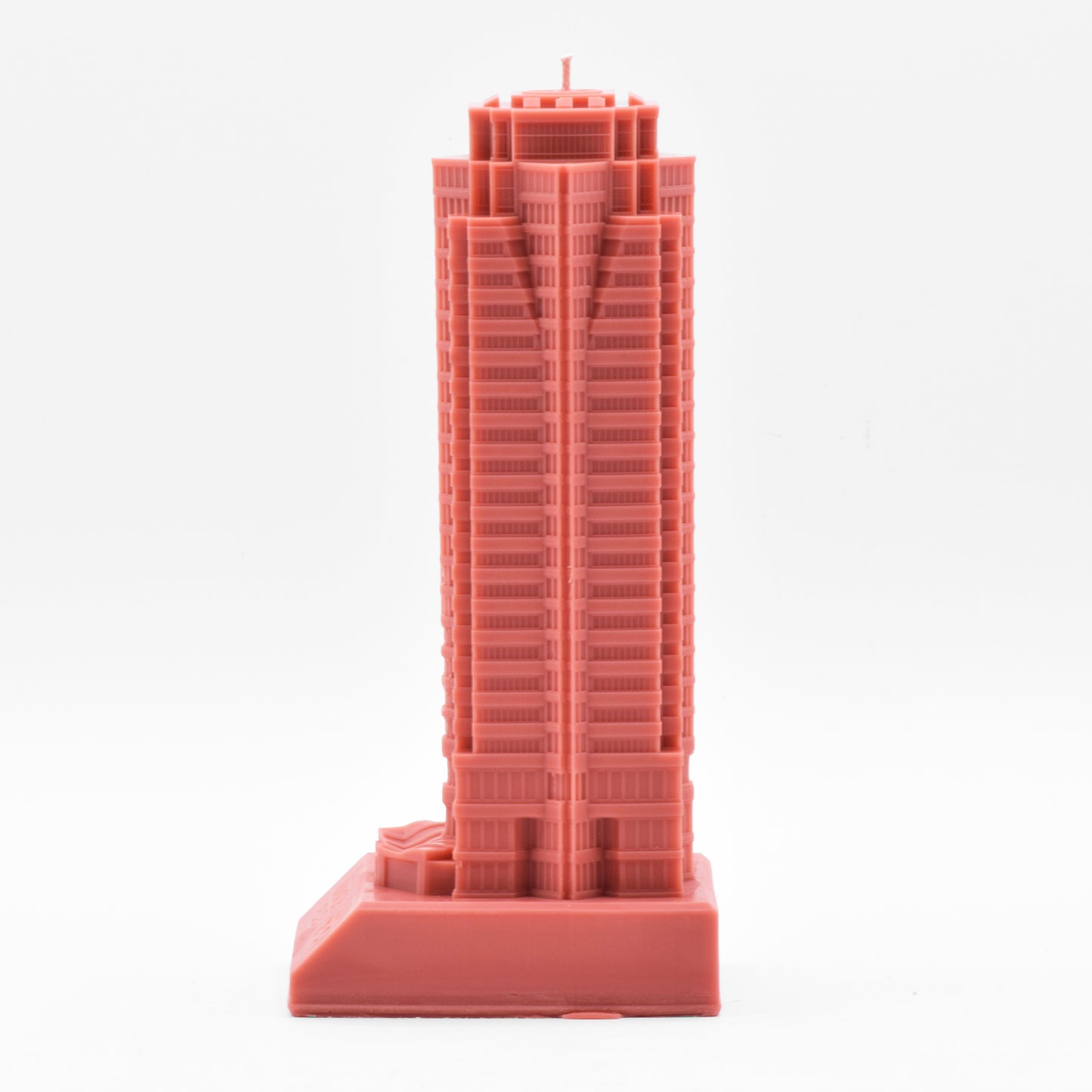 The Nakatomi Plaza Scented Candle is a miniature replica of the Nakatomi office building from the movie Die Hard.