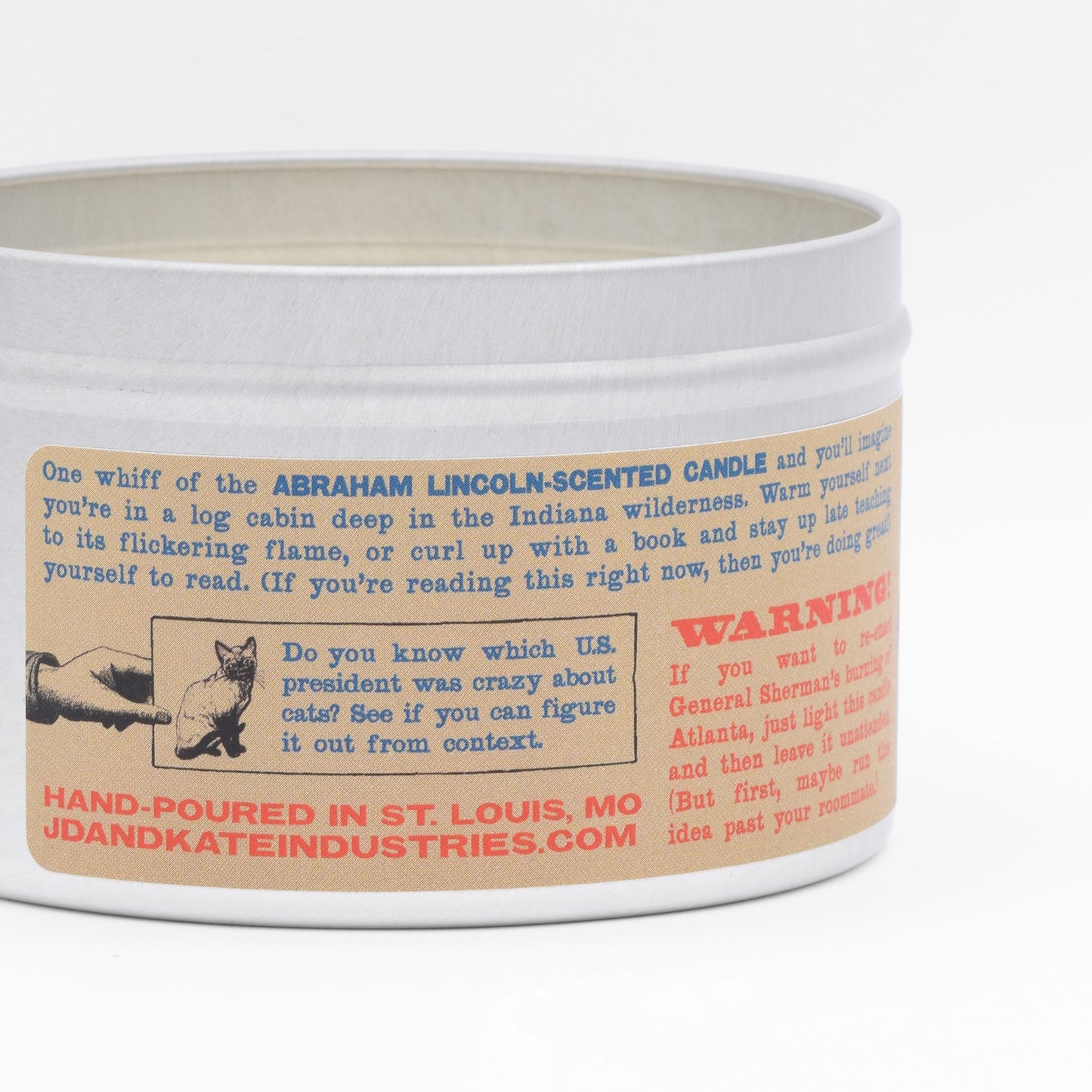 Lincoln-Scented Candle
