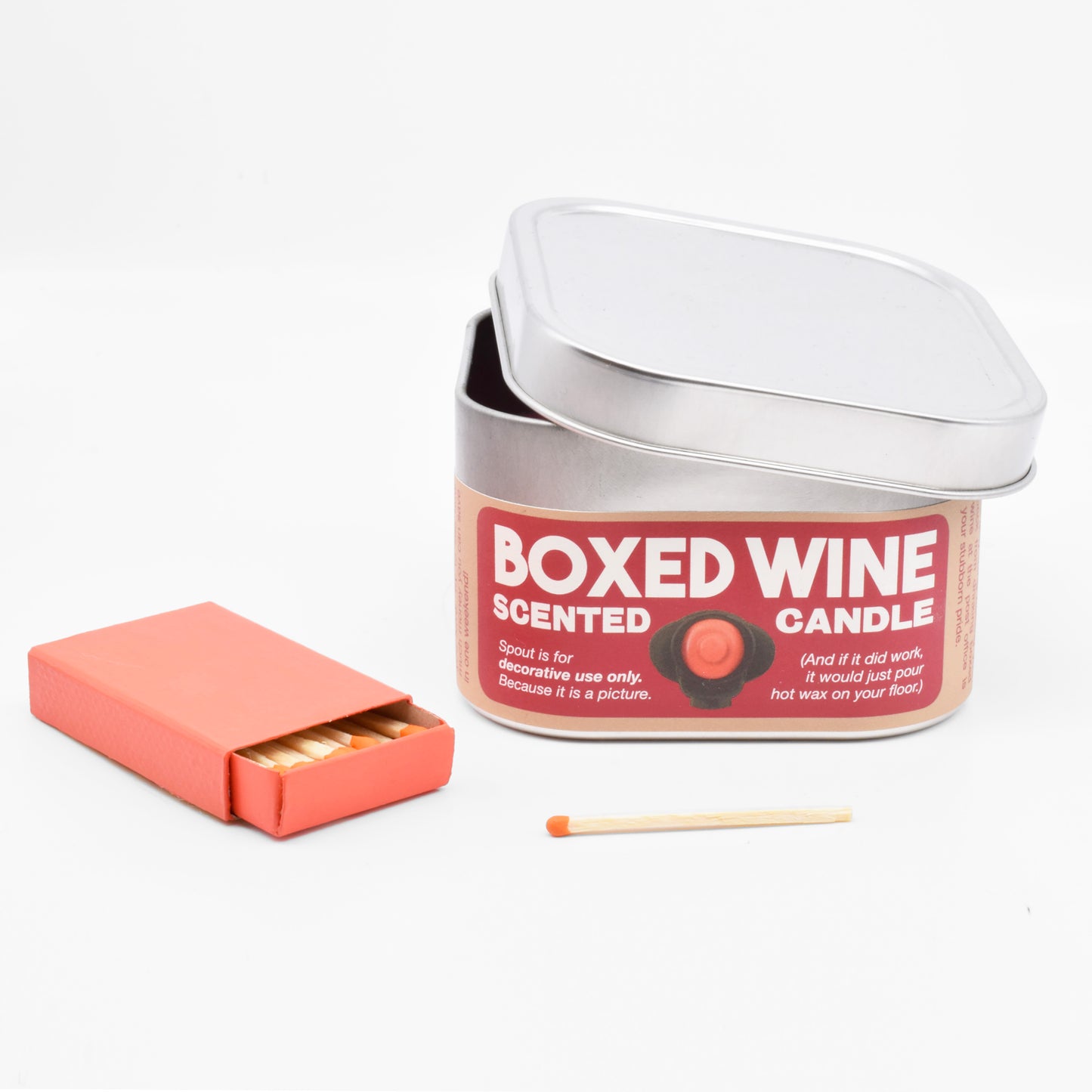 Boxed Wine-Scented Candle