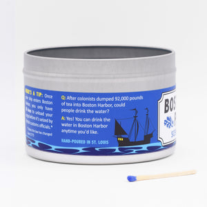 The Boston Tea Party candle is a funny and unique gift for US history teachers, history students, and history professors.