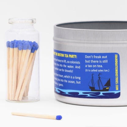 The candle's funny label makes it a perfect gift for history buffs, Revolutionary War enthusiasts, and Boston lovers. Great for housewarming gifts or anyone passionate about American history and Boston-themed decor.