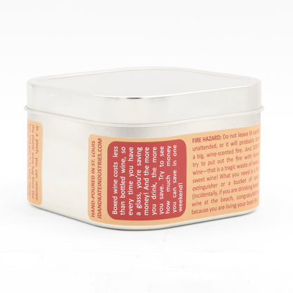 Boxed Wine-Scented Candle