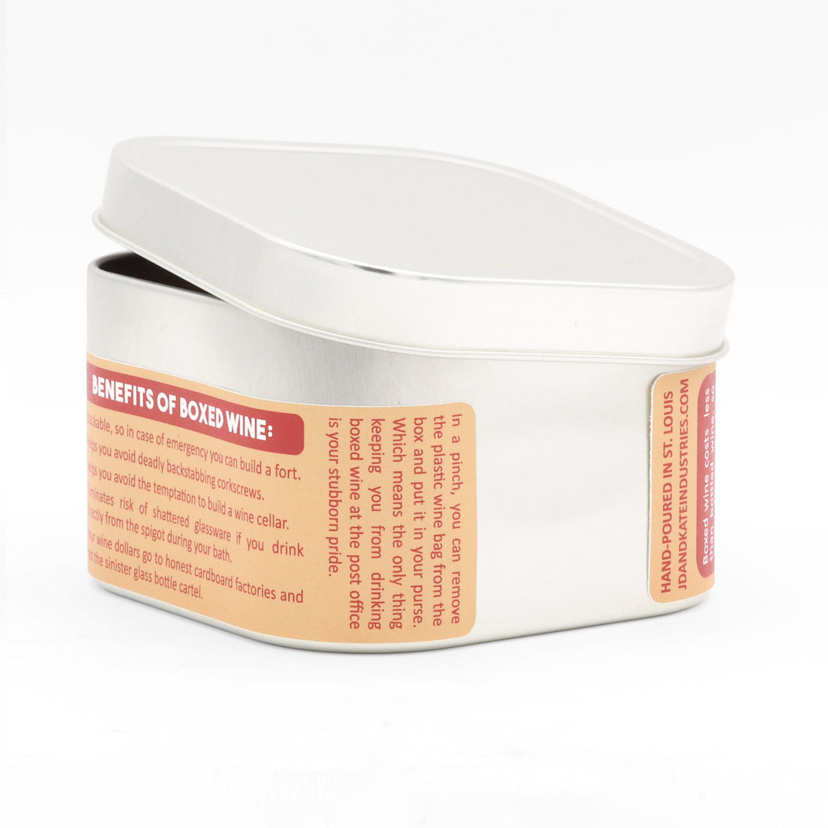 Boxed Wine-Scented Candle