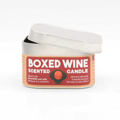 Boxed Wine-Scented Candle