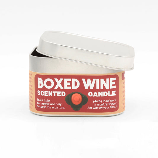 Boxed Wine-Scented Candle