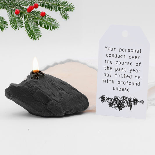 Lump of Coal Candle