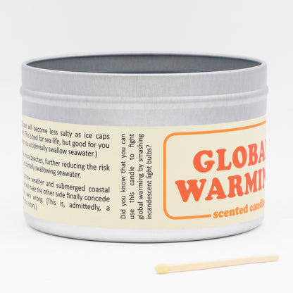 Global Warming-Scented Candle