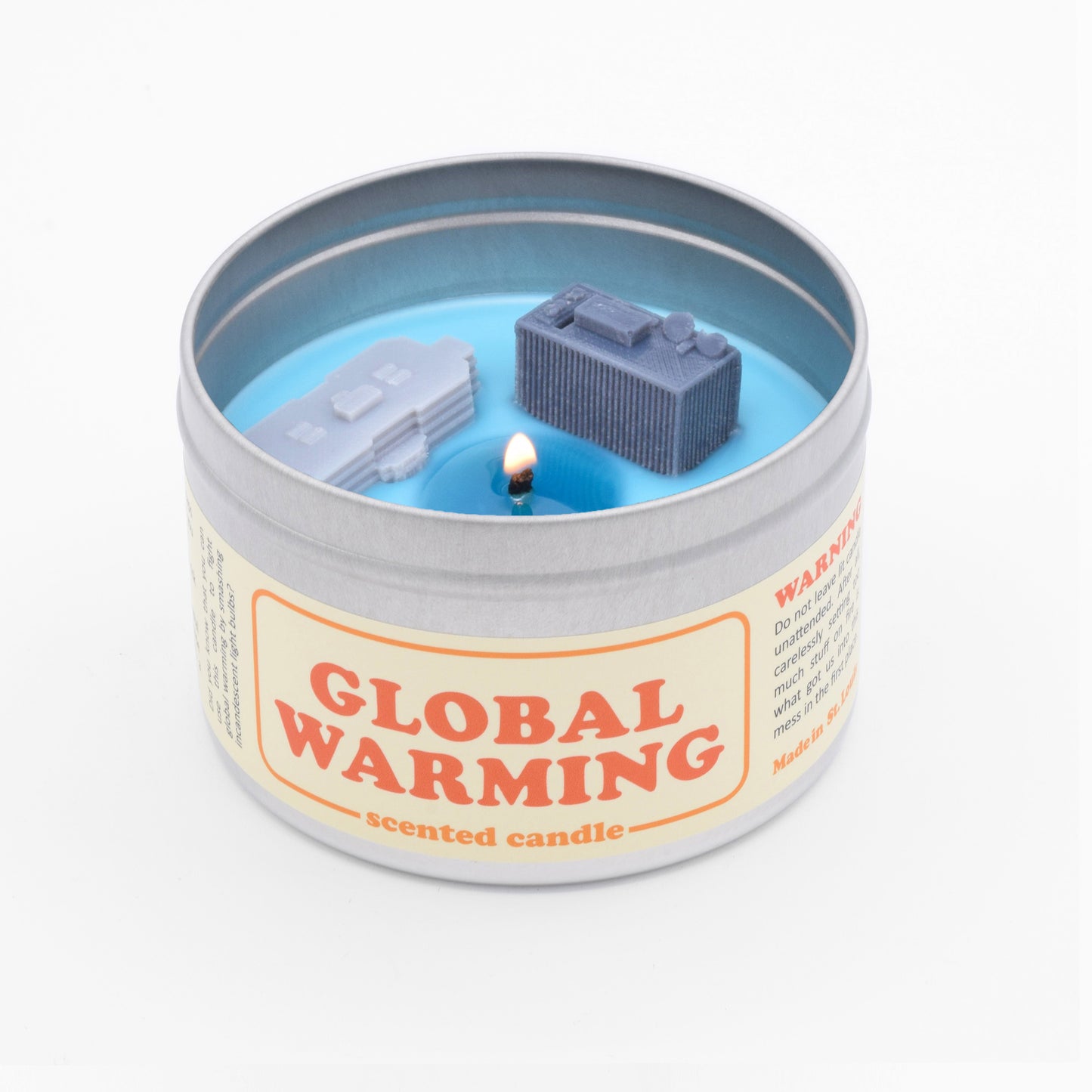 Global Warming-Scented Candle