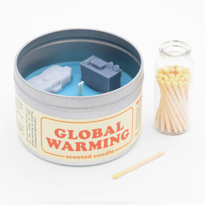 Global Warming-Scented Candle