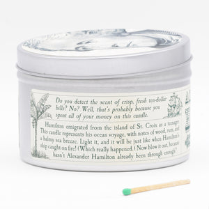 Alexander Hamilton-Scented Candle