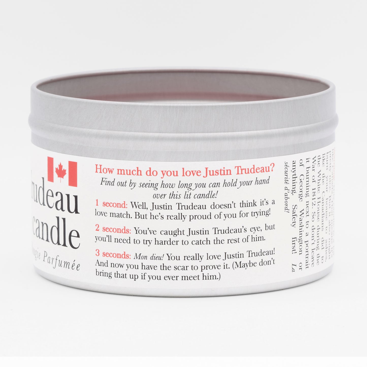 Justin Trudeau-Scented Candle