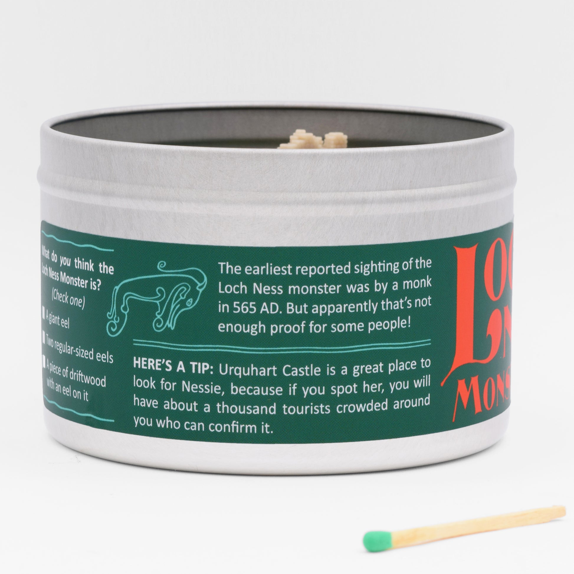 Loch Ness Monster-Scented Candle – JD and Kate Industries