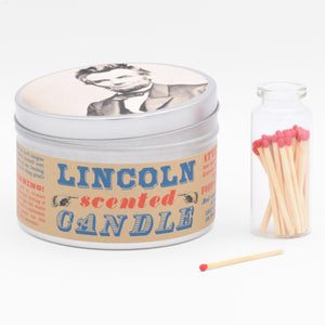 Lincoln-Scented Candle