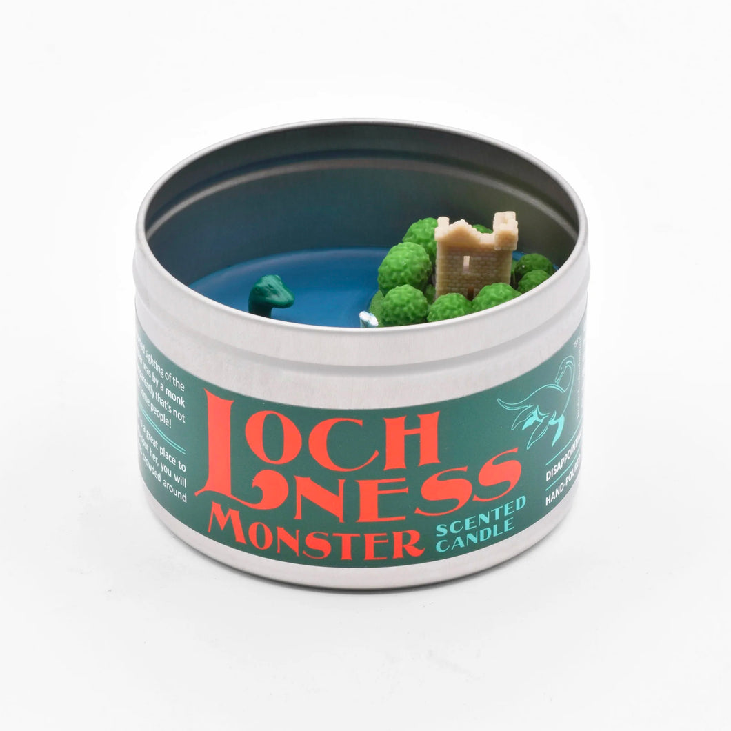 Loch Ness Monster-Scented Candle
