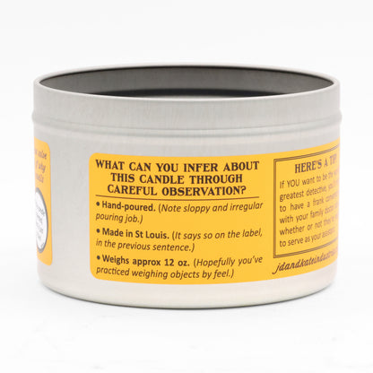 Sherlock Holmes-Scented Candle