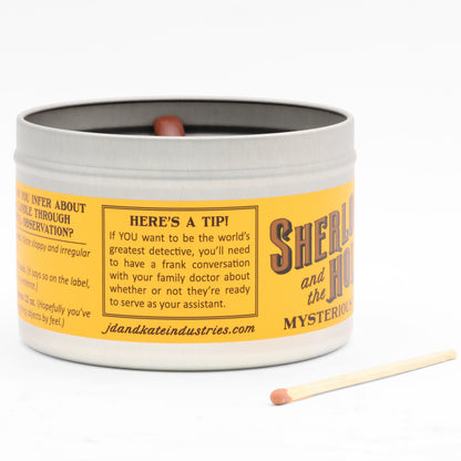 Sherlock Holmes-Scented Candle