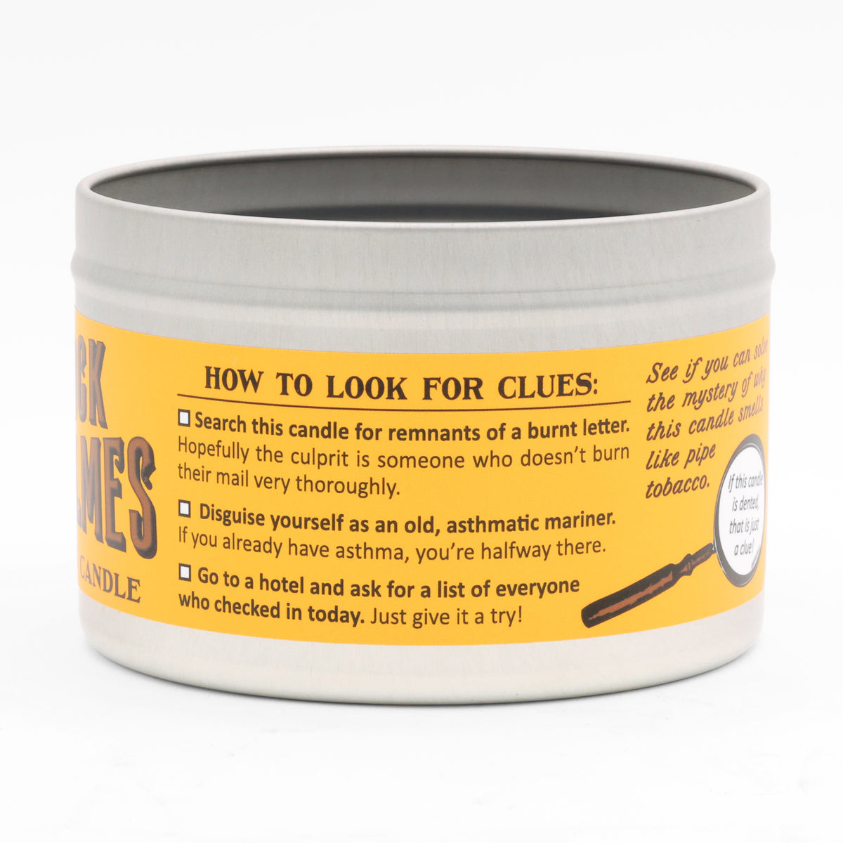 Sherlock Holmes-Scented Candle