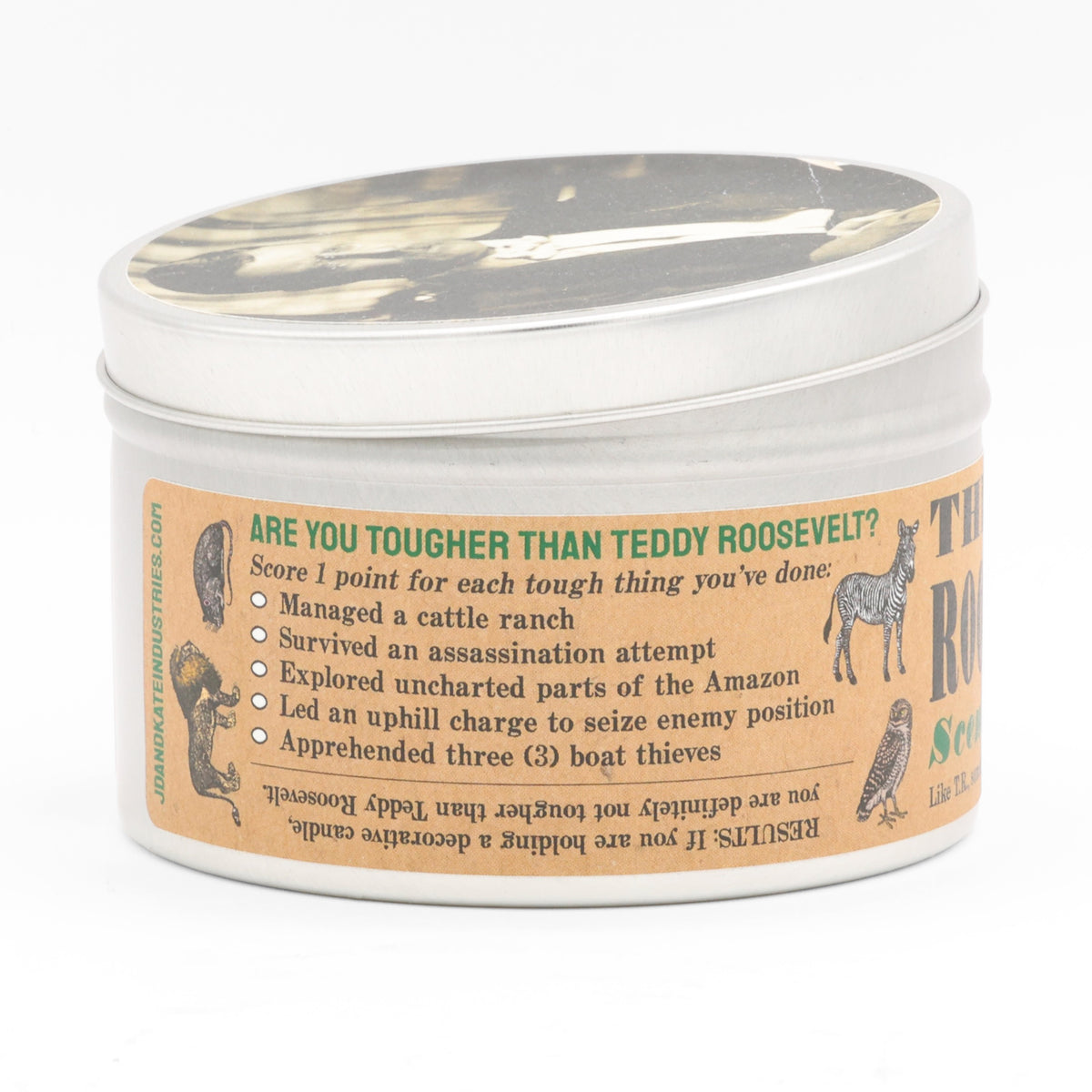 Theodore Roosevelt-Scented Candle