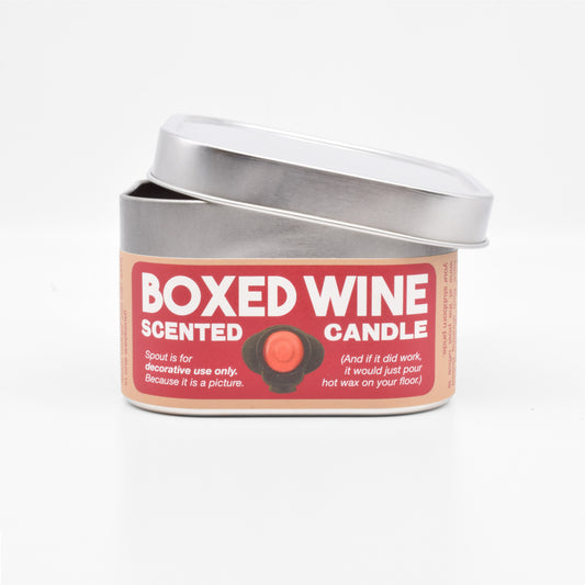 Boxed Wine-Scented Candle