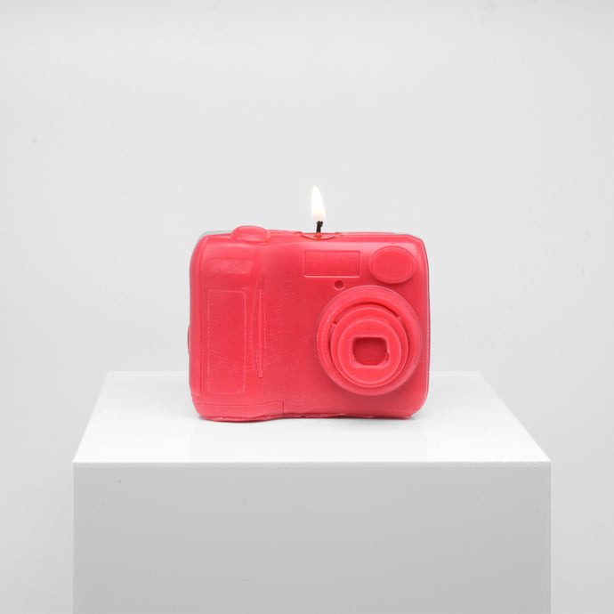 Candle replica of a digital camera