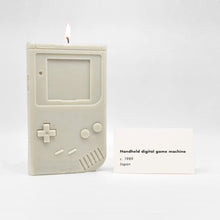 Load image into Gallery viewer, Candle replica of a handheld video game player