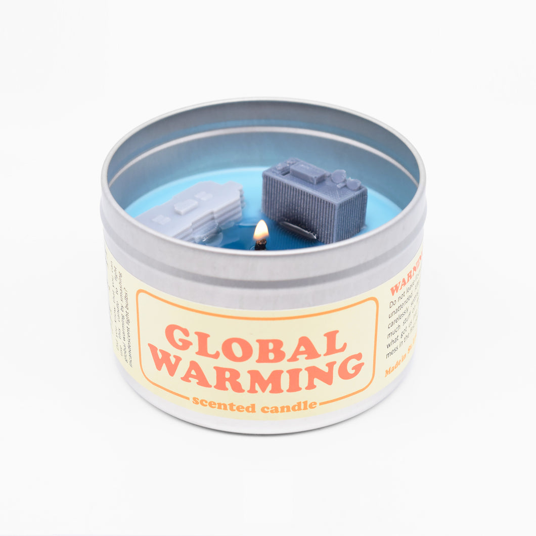 Global Warming-Scented Candle