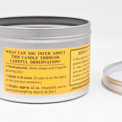 Sherlock Holmes-Scented Candle